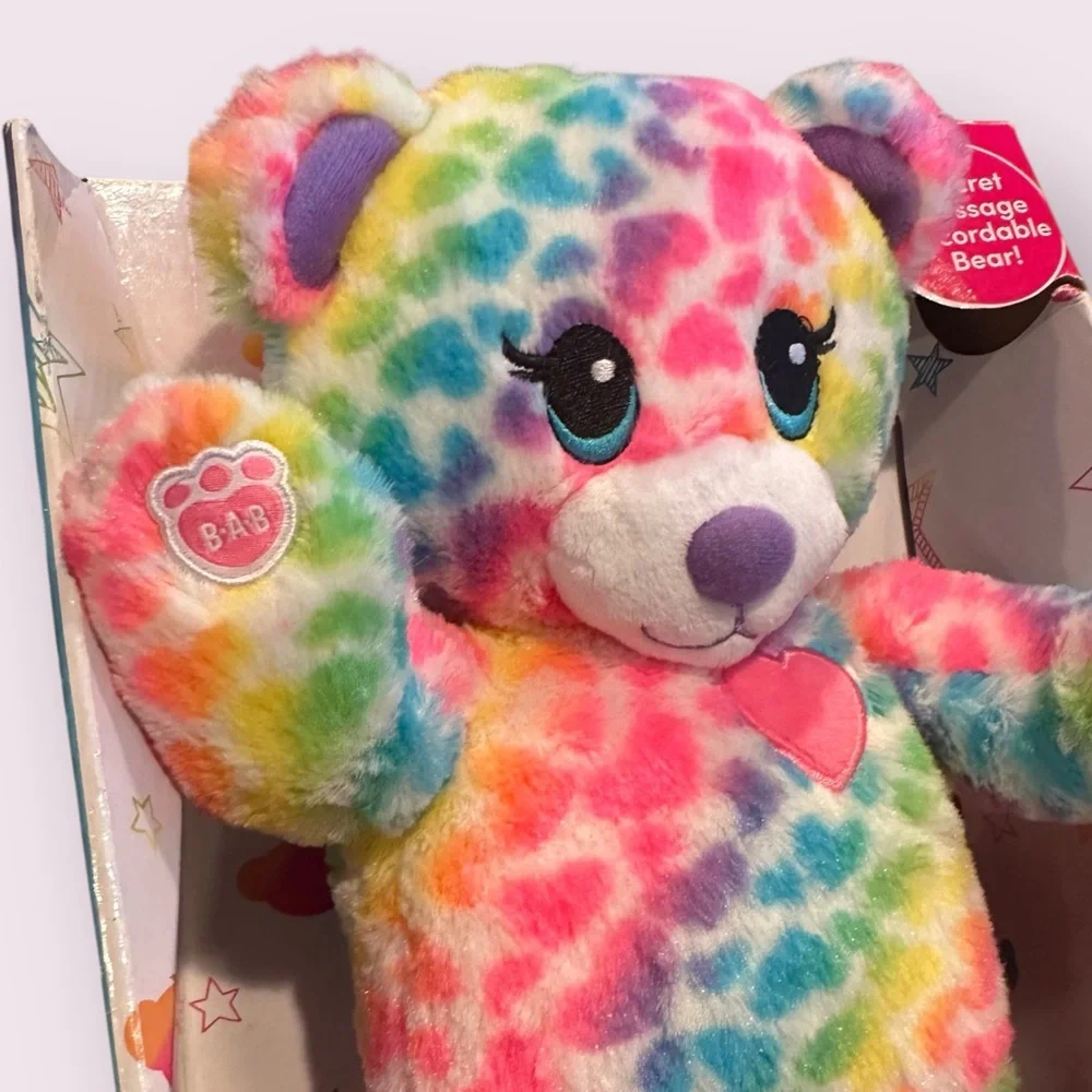 New In Package Build-A-Bear Colorful Secret Diary Bear - Picture 3 of 8